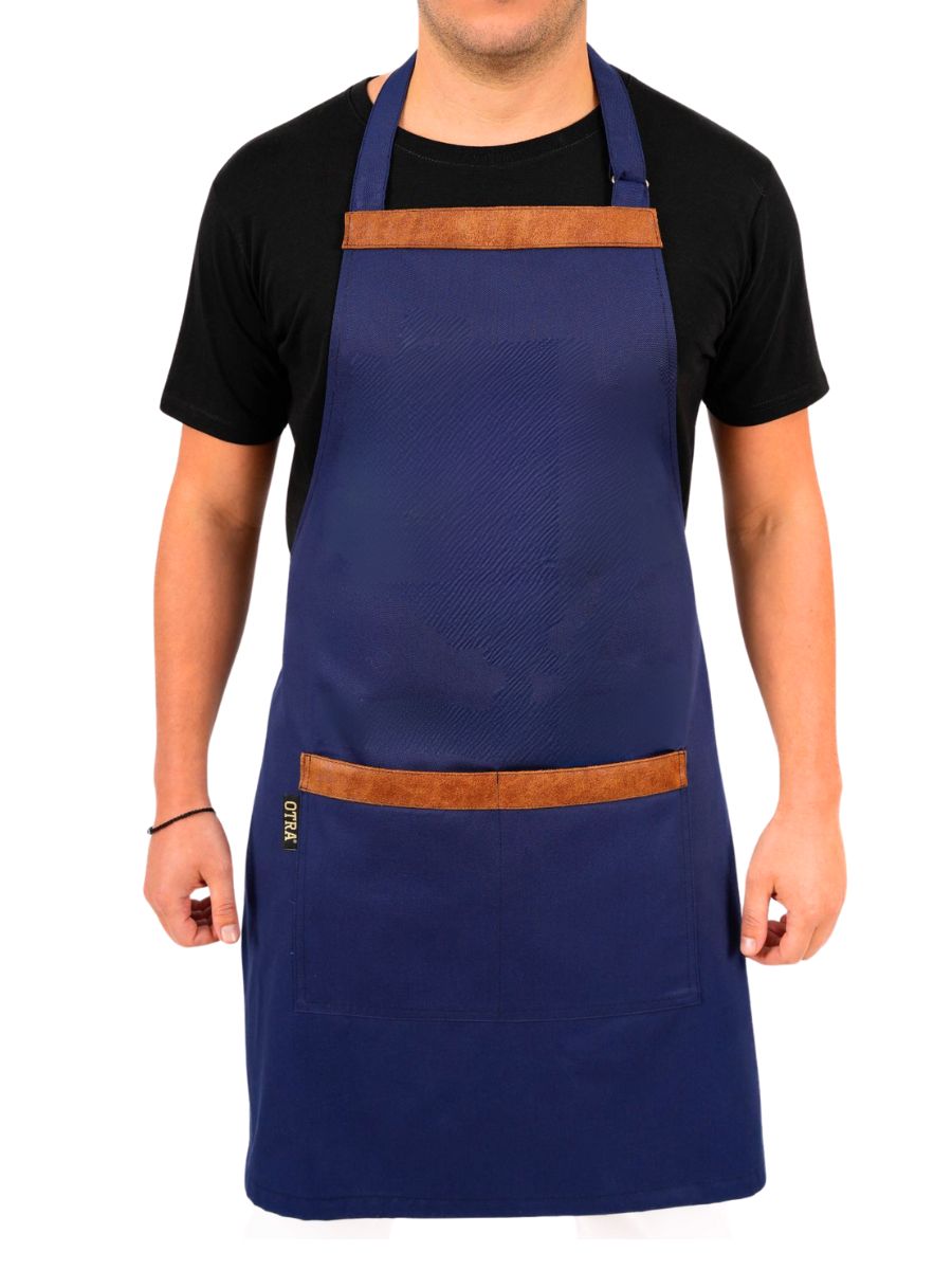 Blue Neck Apron