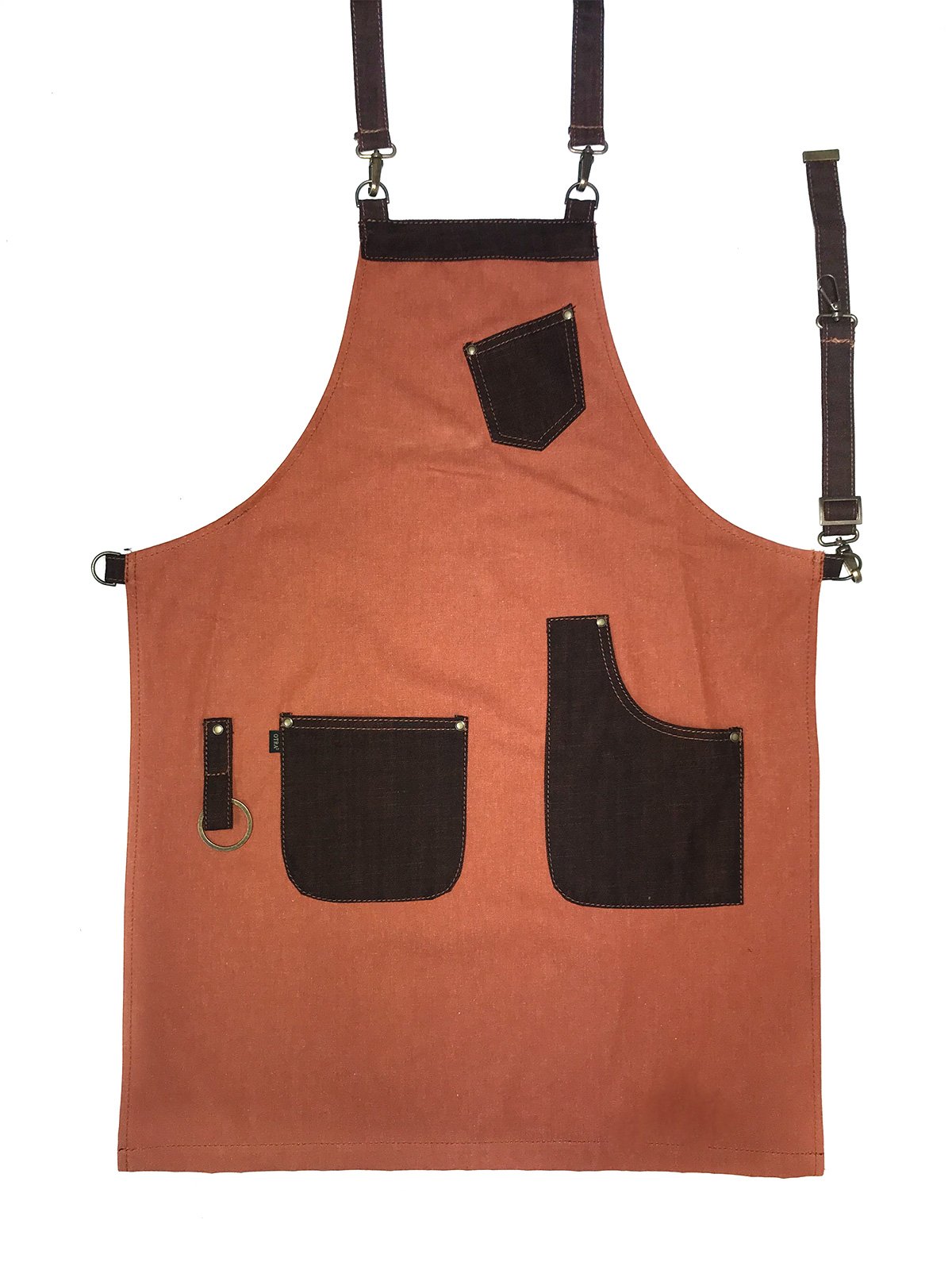 Fabric Neck Apron Orange