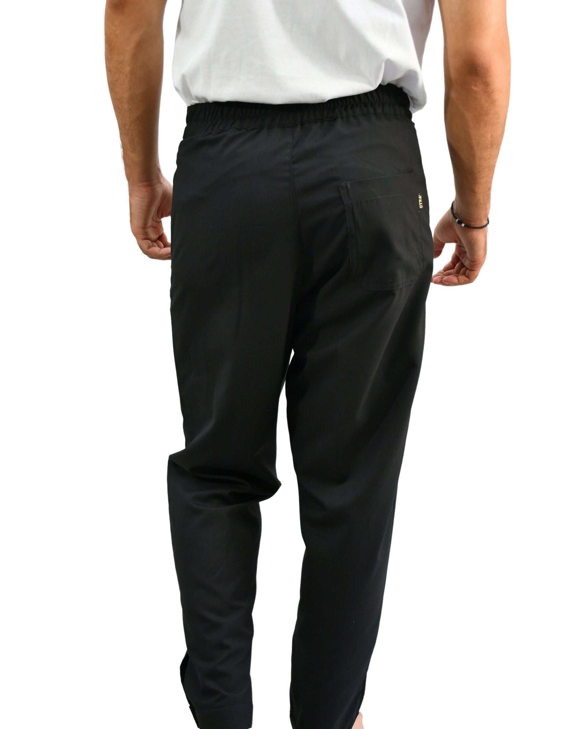 Elegant Black Trousers Back