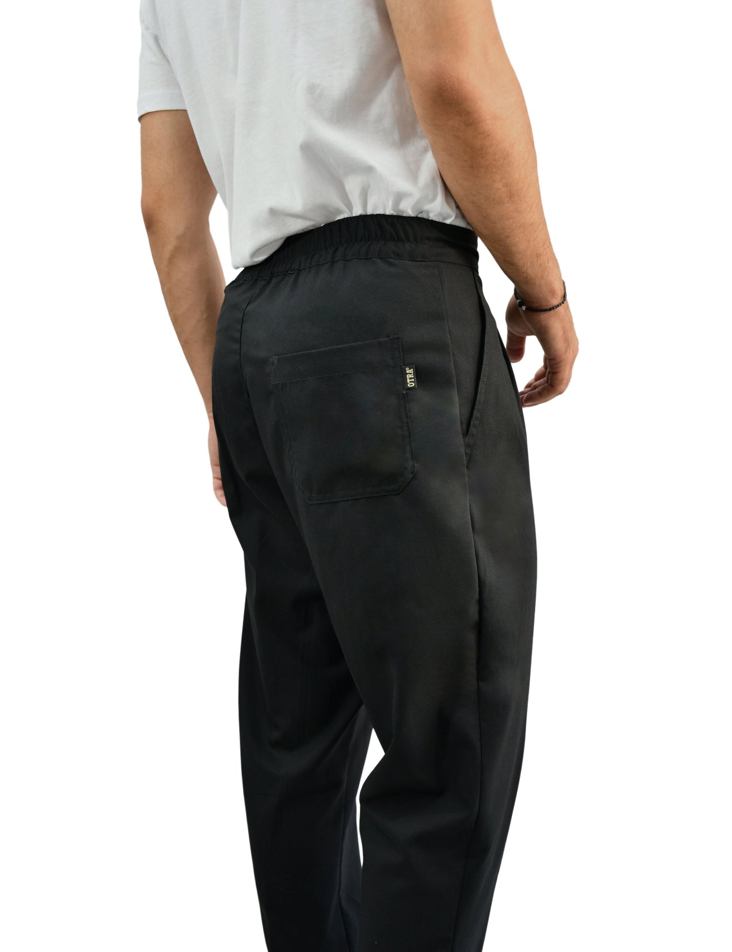 Elegant Black Trousers Side