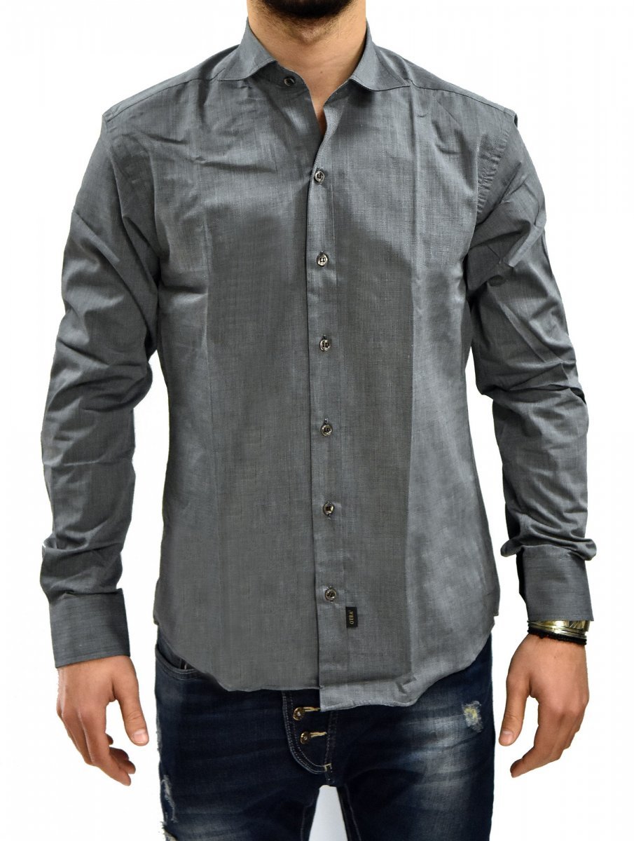 Grey waiter/ host-Mens Shirt