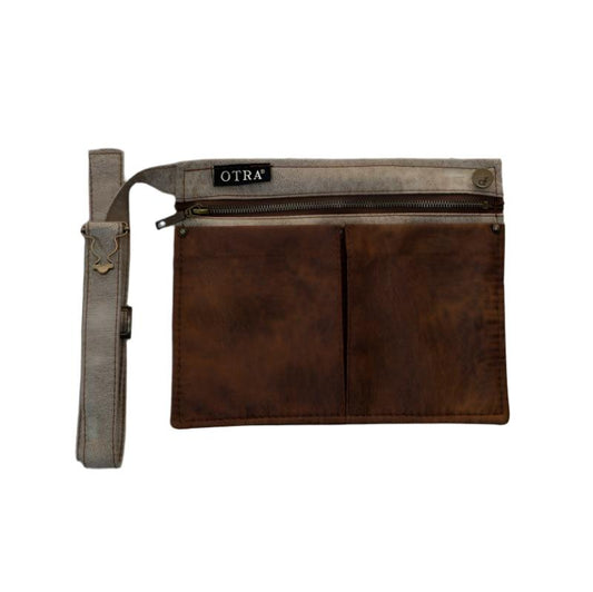 Leather Brown Waist Apron