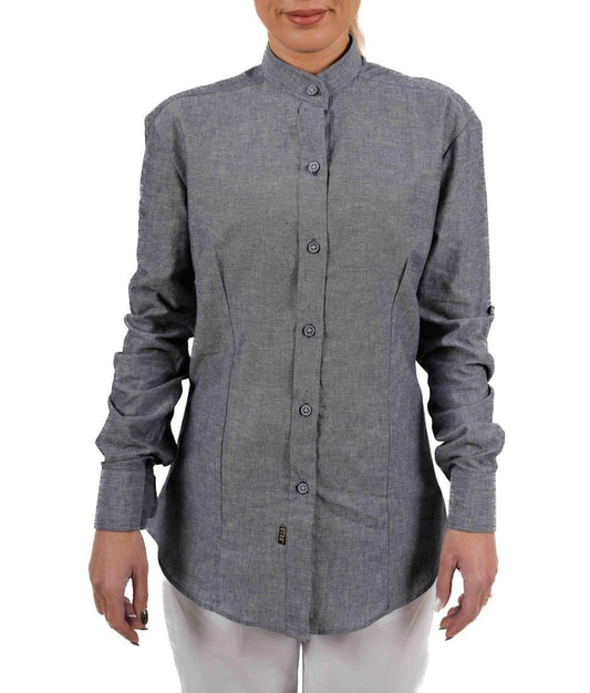 Linen Grey Womens Shirt